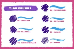 Rough&Raw Procreate Brush Set