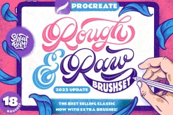 Rough&Raw Procreate Brush Set