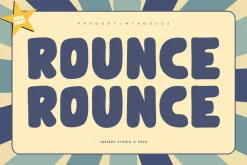Rounce - Round Font