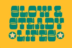Round Timber Cowboy Display Font