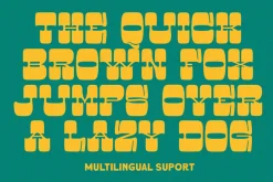 Round Timber Cowboy Display Font