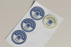 Round Stickers Mockup