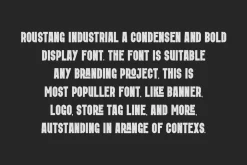 Roustang Industrial - Condensed Font