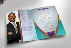 Royal Teal Pastor Birthday Program