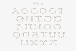 Royal Wedding Monograms font family