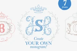 Royal Wedding Monograms font family