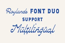 Roylands Font Duo