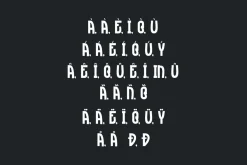 Ruchise - Condensed Font