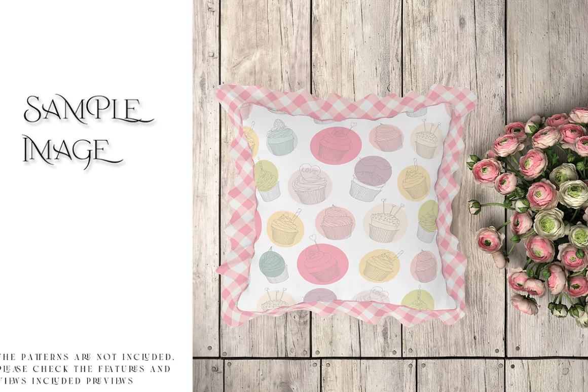 Ruffle Pillow Mockups