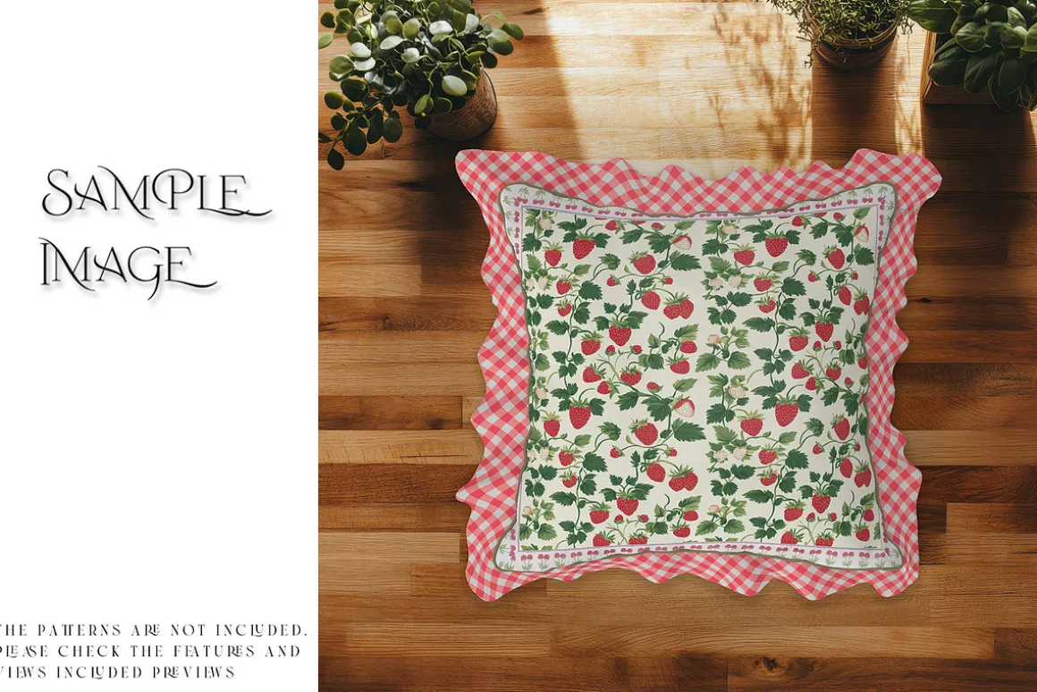 Ruffle Pillow Mockups