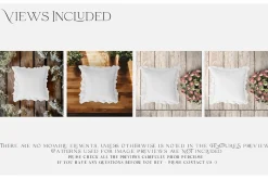 Ruffle Pillow Mockups