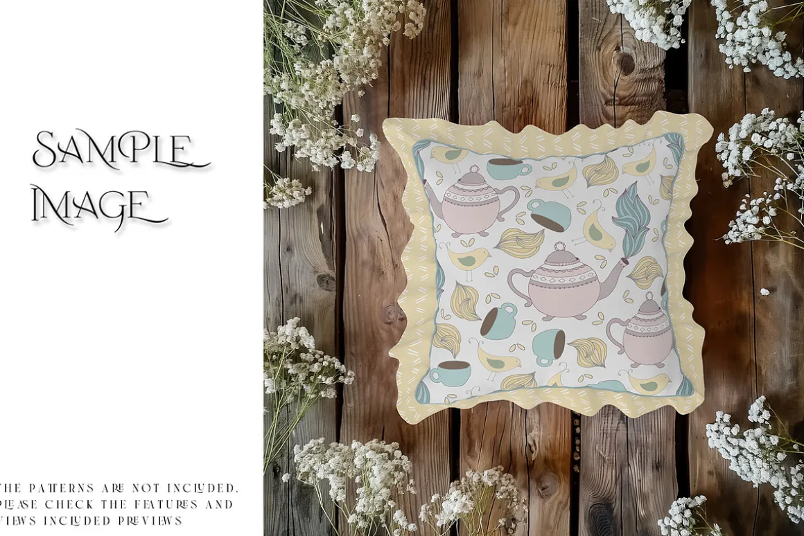 Ruffle Pillow Mockups