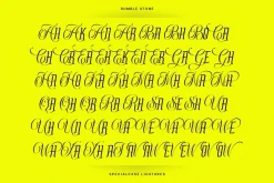 Rumble Stone Typeface