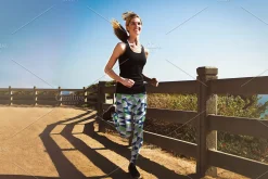 Running Women - Leggings Mock-Up