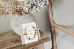Rustic Fall Watercolor Dried flowers
