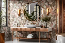Rustic Floral Wallpaper