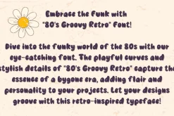 80s Groovy Retro - Handwritting