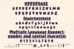 80s Groovy Retro - Handwritting
