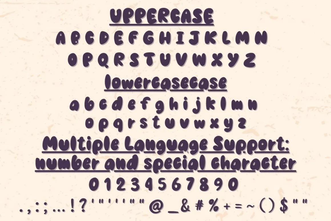 80s Groovy Retro - Handwritting
