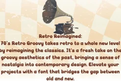 70’s Retro Groovy - Handwritting