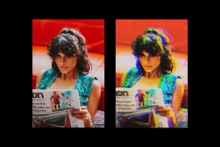 70s TV Glitch Poster Effect