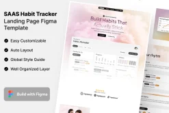SAAS Habit Tracker Figma Template