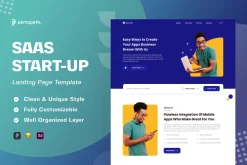 SAAS Modern - Bundling Landing Page