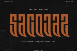 Sacojaz - Blackletter & Gothic Font