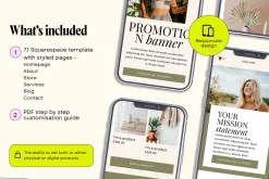 Sage Green Squarespace Template 7.1
