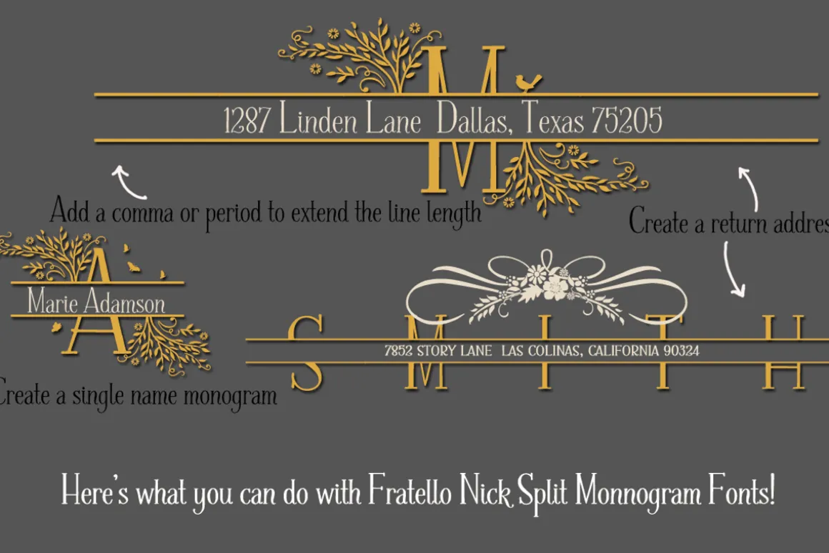 Sale-Fratello Nick Split Monogram 2
