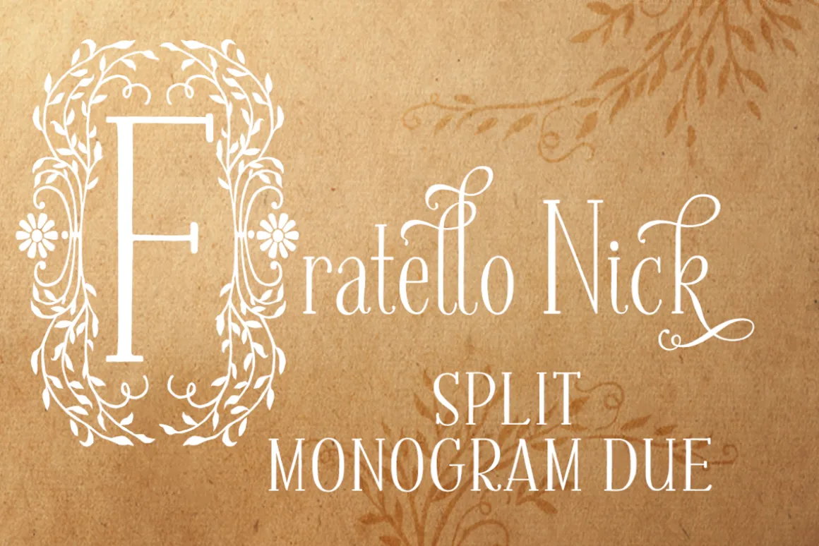 Sale-Fratello Nick Split Monogram 2