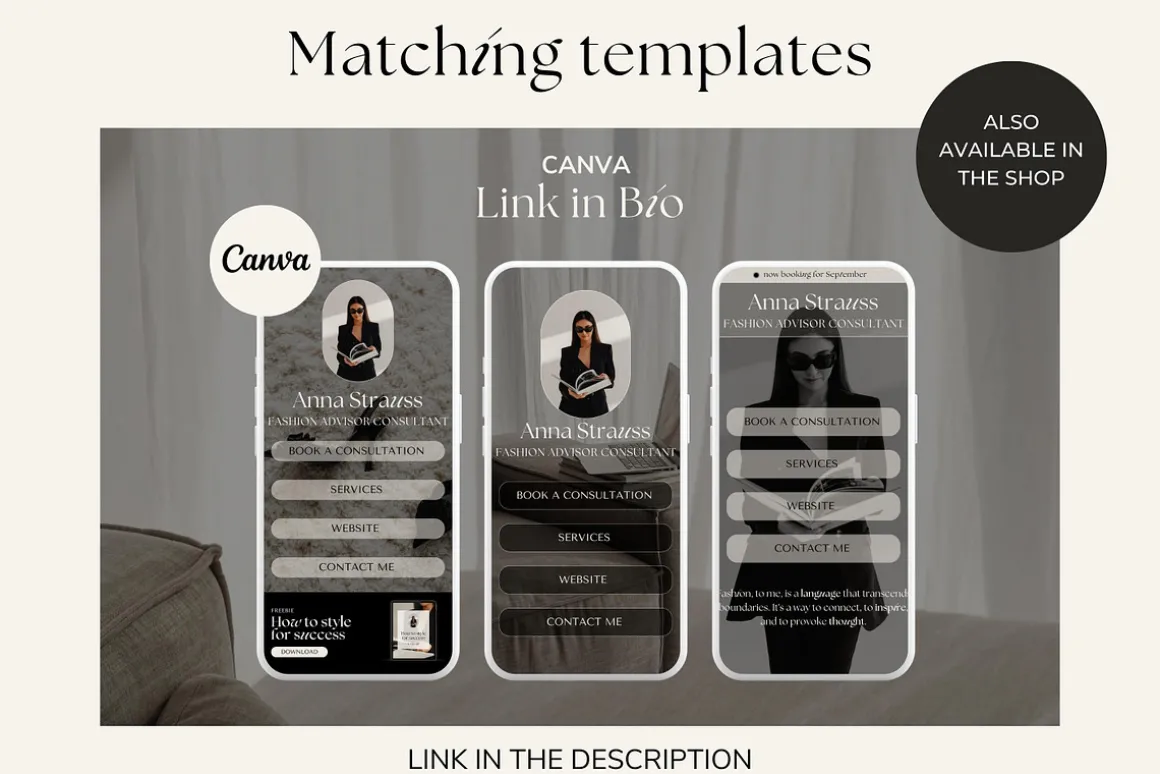 Sales Page Canva Template