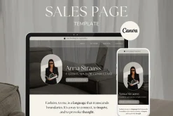 Sales Page Canva Template