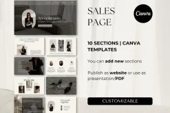 Sales Page Canva Template