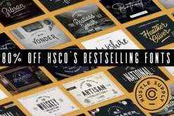 SALE | The Bestseller's Font Bundle