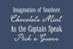 Salt Blue; Romantic Font Duo