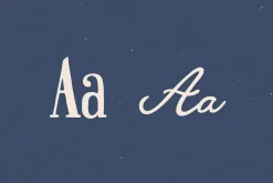 Salt Blue; Romantic Font Duo