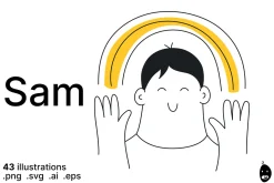 Sam's 43 Startup Illustrations