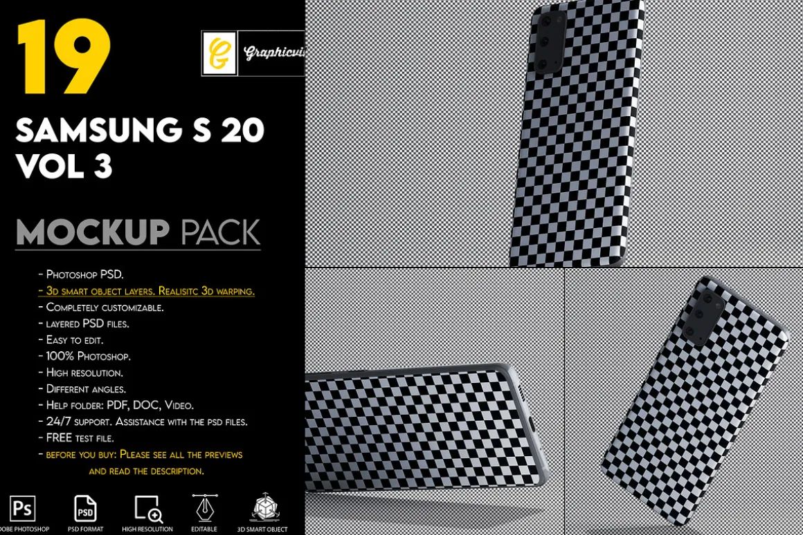 Samsung s 20 vol 3 Mockup
