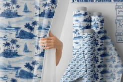 San Diego Coastal Motif Patterns