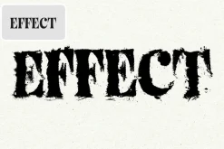 Sand Distorted Text