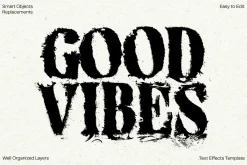Sand Distorted Text