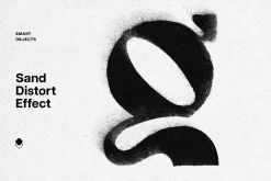 Sand Distortion Logo Effect