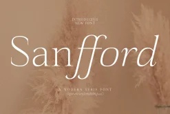 Sanfford A Modern Serif Font