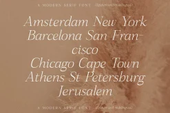 Sanfford A Modern Serif Font