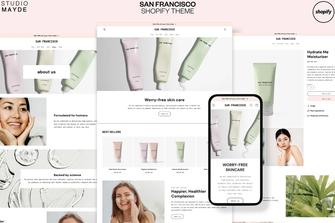 SAN FRANCISCO | Beauty Shopify Theme