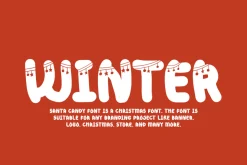 Santa Candy - Christmas Font