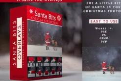 Santa PNG Overlays 11 - Santa Bits