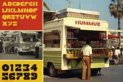 SARONA Vintage | TLV Inspired Font