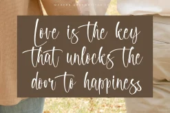 Satherly Modern Handwritten Font